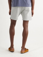 SAVE KHAKI UNITED - Mélange Fleece-Back Cotton-Jersey Shorts - Gray