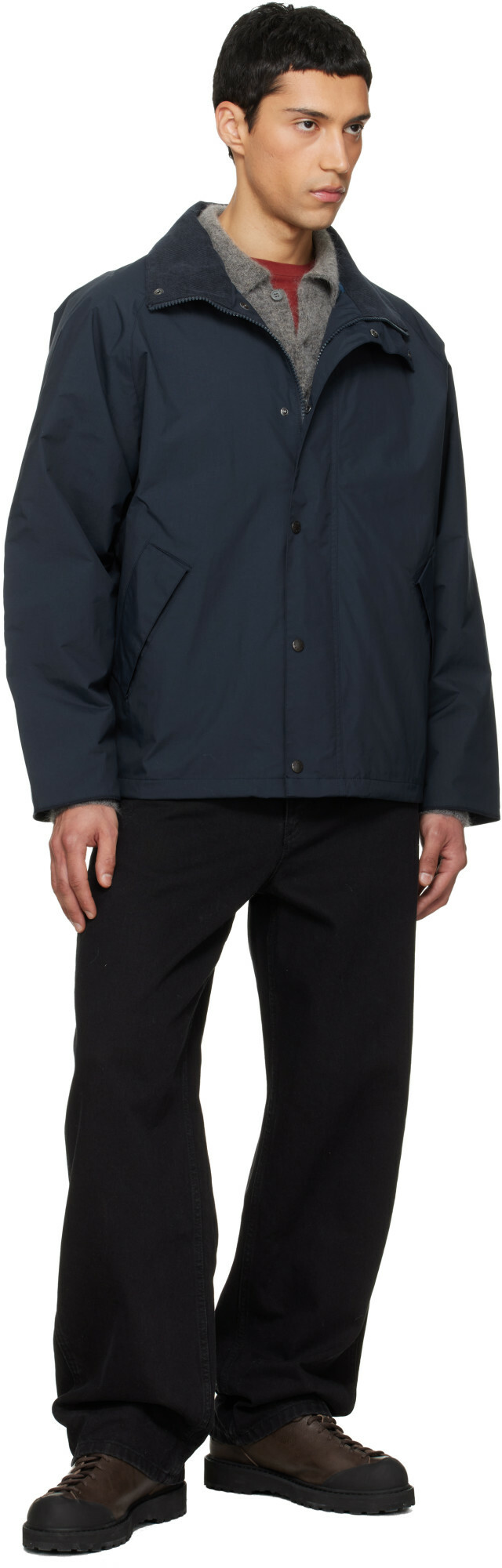 nanamica Navy 2L PERTEX UNLIMITED Field Short Jacket
