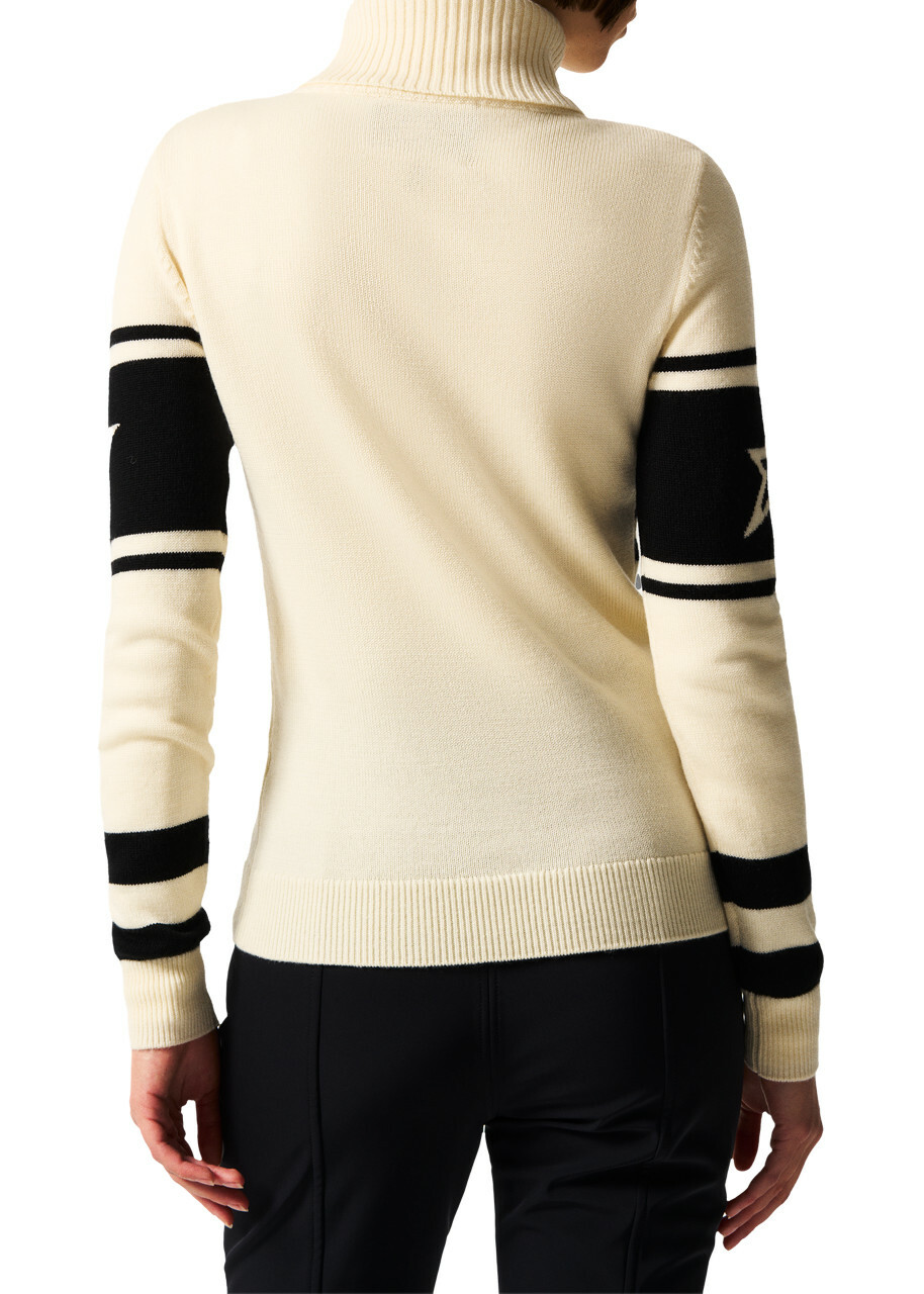 Perfect Moment Schild Roll-neck Merino Wool Sweater Cream