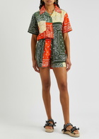 Arizona Love Khaki Cotton Shorts, Shorts, Elasticated Waistband