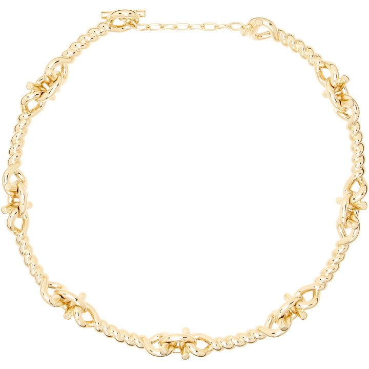 Photo: Ferragamo Twisted Chain Gancini Necklace