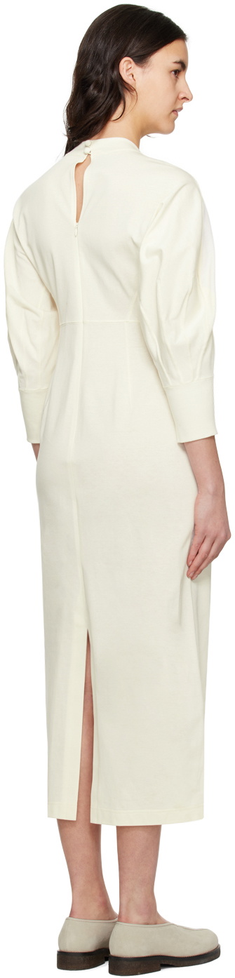 Mame Kurogouchi Off-White Balloon Midi Dress