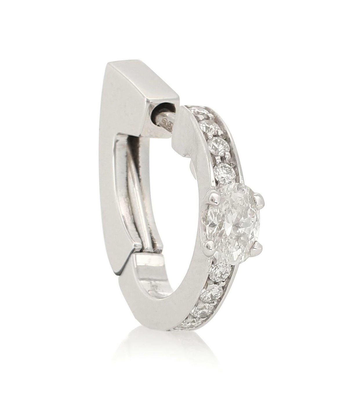 【REPOSSI】18-karat white gold diamond single earring REPOSSI Antifer 18-karat white gold diamond single earring