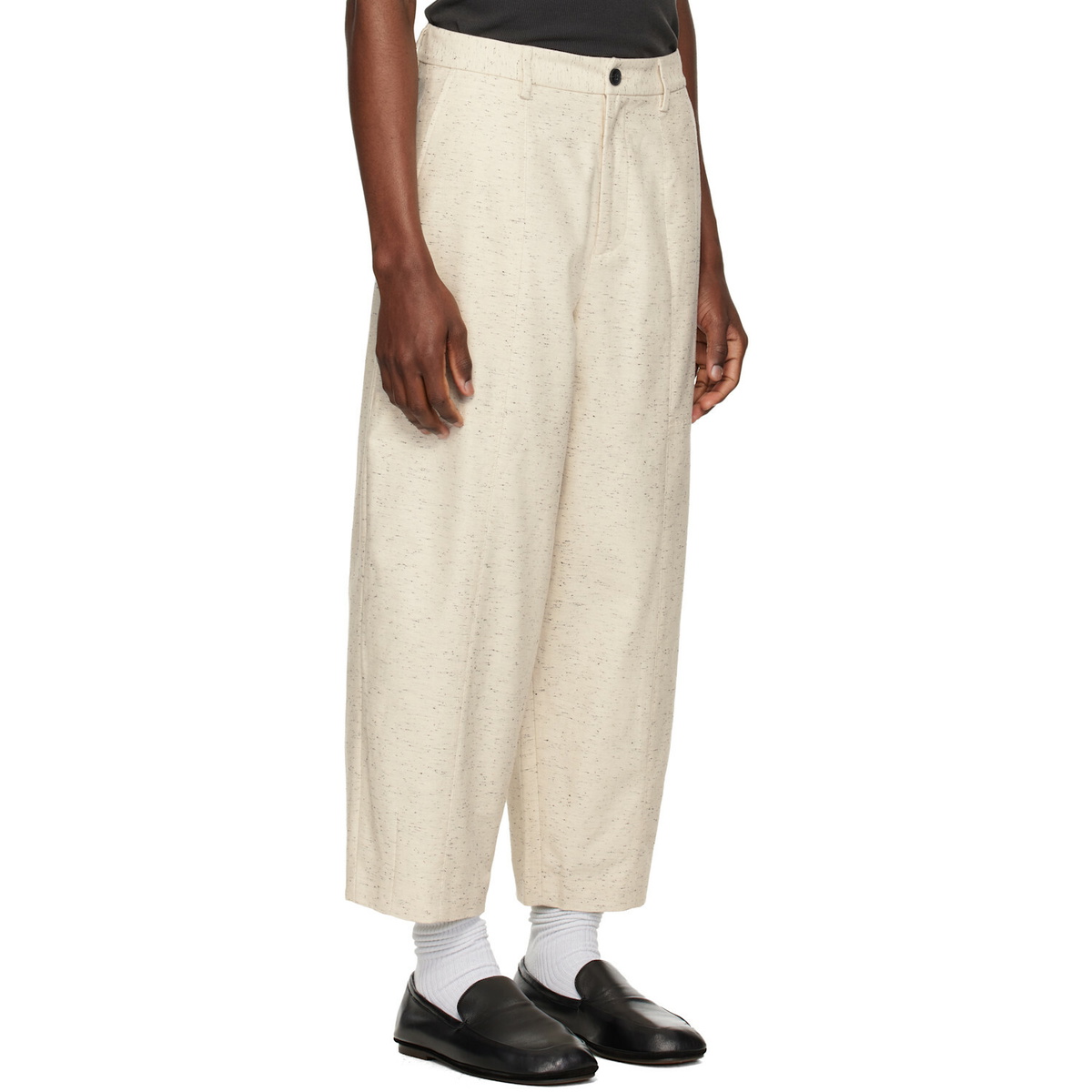 Entire Studios Off-White Carrot Trousers