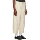 Entire Studios Off-White Carrot Trousers