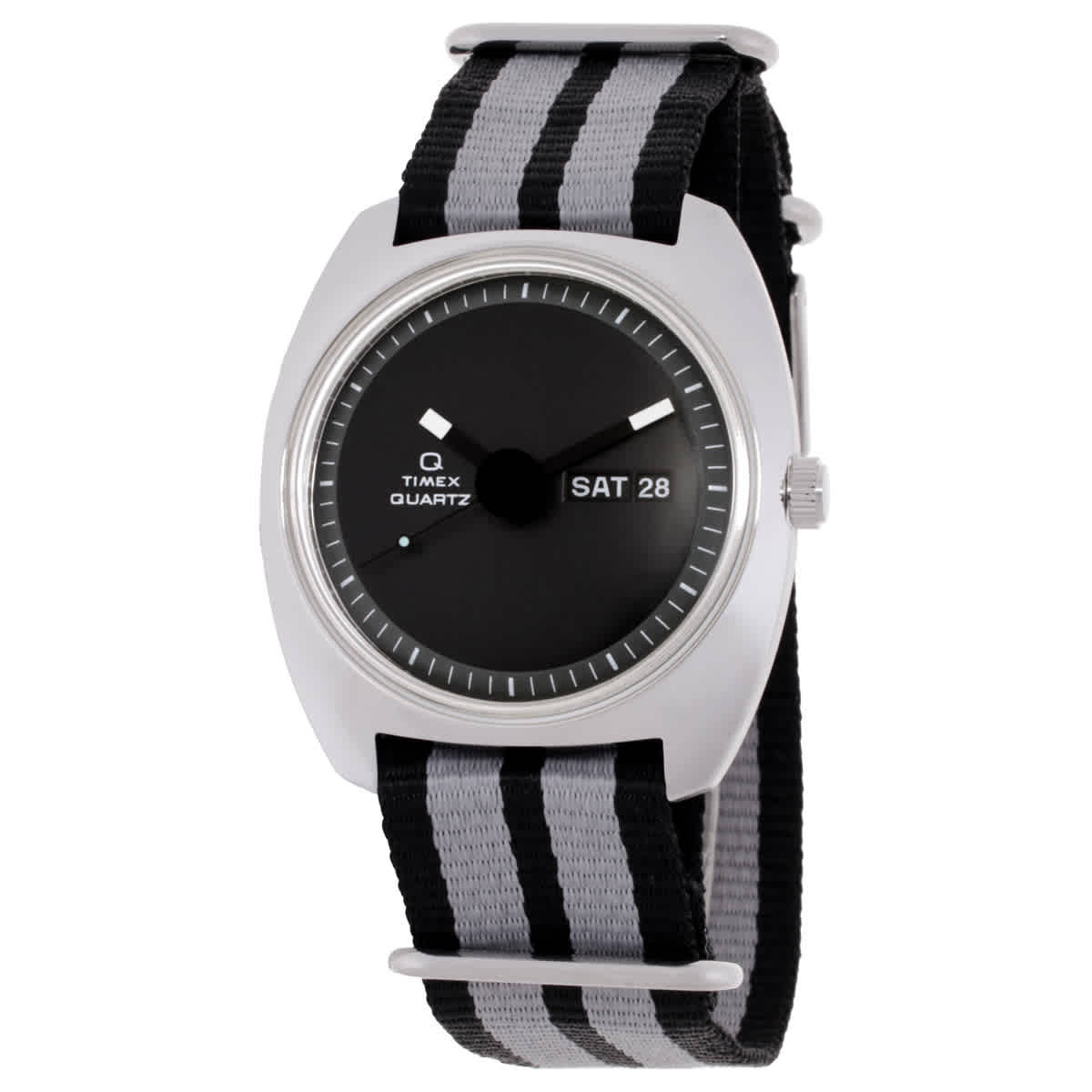 Timex Q 1975 Enigma Quartz Black Dial Watch TW2Y34600