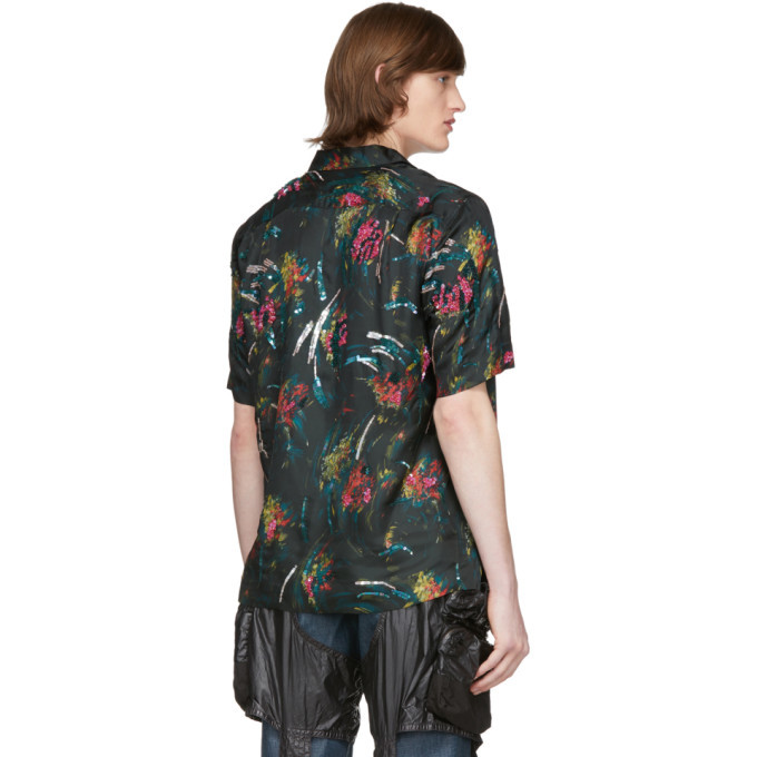 Dries Van Noten Black Floral Shirt Dries Van Noten