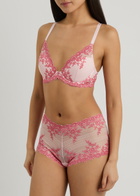 Wacoal Embrace Lace Embroidered Boyshorts Pink