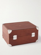 Brunello Cucinelli - Logo-Print Full-Grain Leather Watch Box