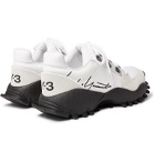Y-3 - Kyoi Trail Leather, Suede and Mesh Sneakers - White