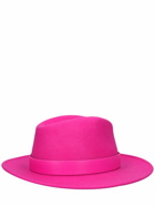 VALENTINO GARAVANI - V Logo Signature Wool Fedora Hat