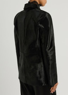 Tory Burch Calf Hair Blazer Black