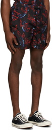 Ksubi Black Ultrafly Shorts