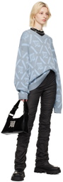 MISBHV Blue Argyle Sweater