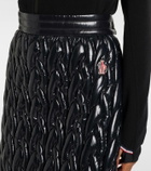 Moncler Grenoble Matelassé midi skirt