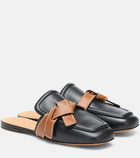 Loewe - Gate leather slippers