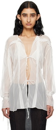 Christopher Esber White Floating Shirt