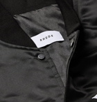 Rhude - Embroidered Satin Bomber Jacket - Men - Black