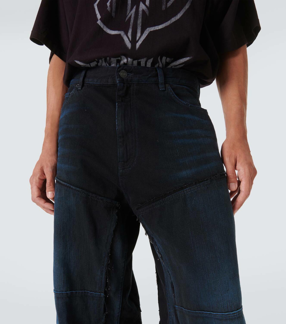 Balenciaga Double Knee wide-leg jeans Balenciaga