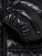 Moncler - Logo-Appliquéd Quilted Nylon Laqué Down Jacket - Black