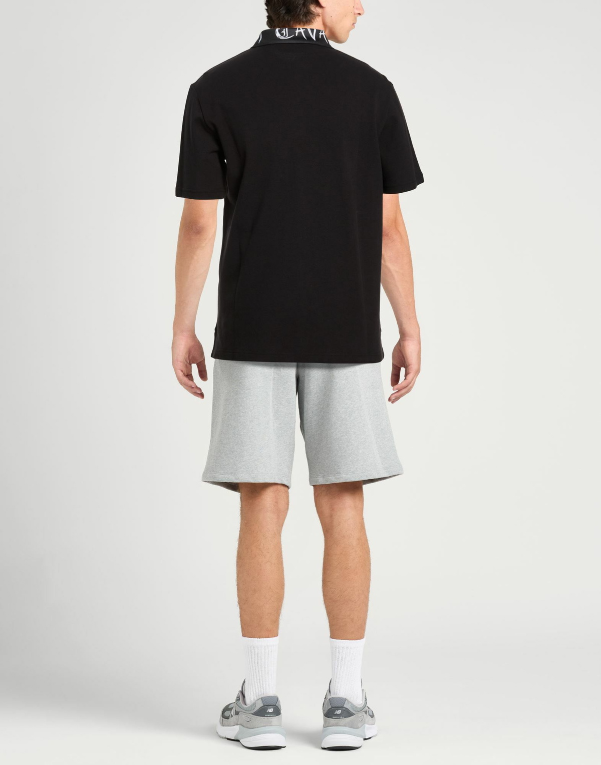 Just Cavalli Mens Polo shirt in Black