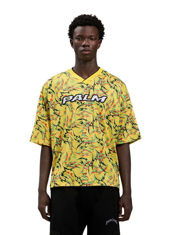Photo: Palm Angels Tribal Allover Palm Sport T-Shirt