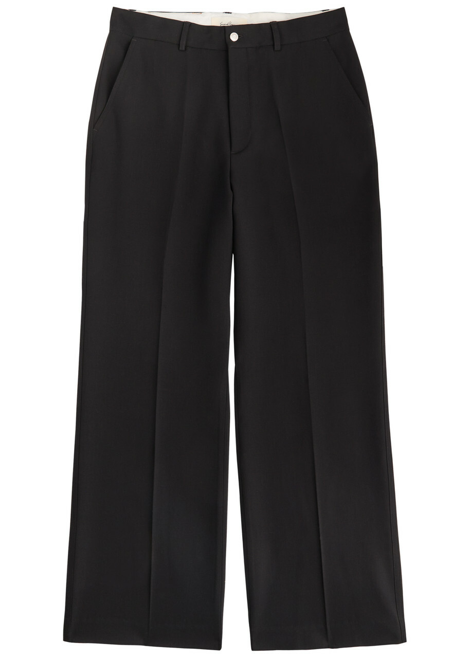 パンツ second layer pico trouser Second/Layer Grey Wool Pico Trousers Second/Layer