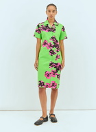 Miu Miu Flower Midi Dress