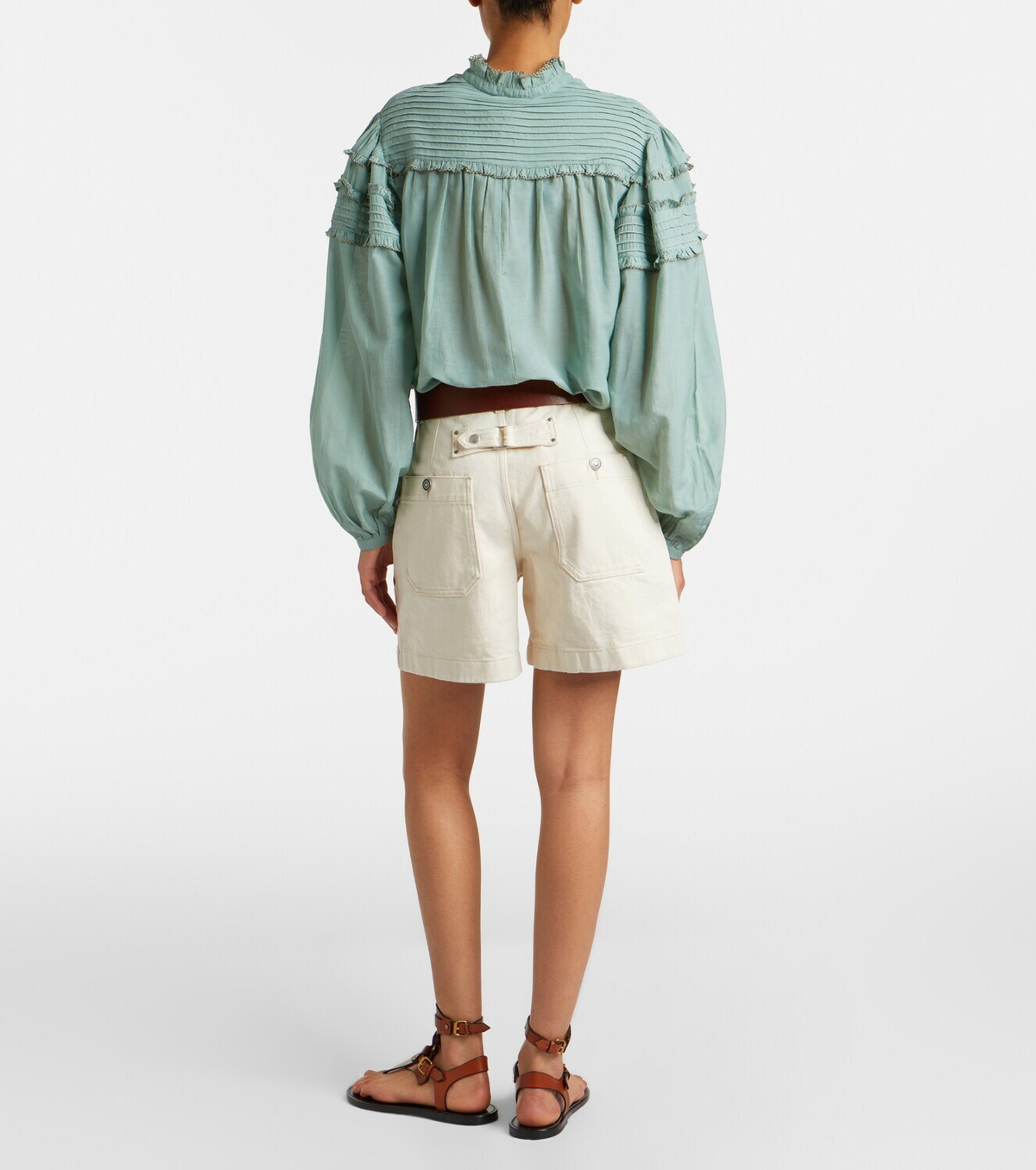 Marant Etoile Eveja cotton shorts
