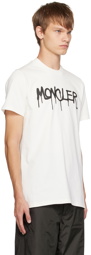 Moncler White Printed T-Shirt