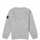 Stone Island Junior Men's Crew Sweatshirt in Melange Grey