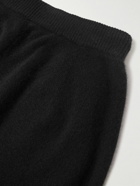 Auralee - Tapered Baby Cashmere Sweatpants - Black