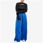 MM6 Maison Margiela Women's Oversized Sweatpants in Blue