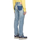 Acne Studios Indigo Bla Konst 1996 Vintage Patch Jeans