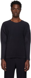 Homme Plissé Issey Miyake Brown Monthly Color January Long Sleeve T-Shirt