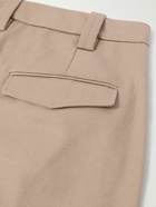 A.P.C. - Renato Straight-Leg Virgin Wool and Cotton-Blend Twill Suit Trousers - Neutrals