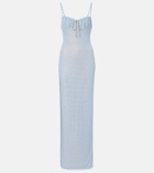 Area Crystal-embellished gown