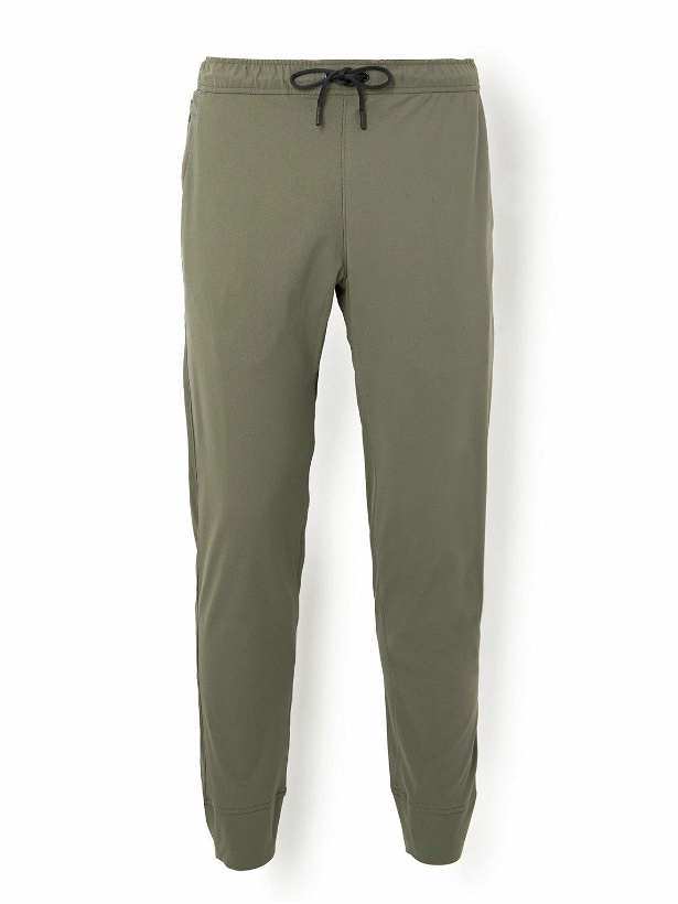 Photo: Reigning Champ - Coach's Slim-Fit Tapered Primeflex Drawstring Trousers - Green