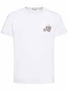 MONCLER - Logo Patch Cotton Jersey T-shirt