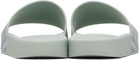 Burberry Green Check Slides