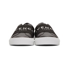 Givenchy Black and White Elastic Urban Street Sneakers