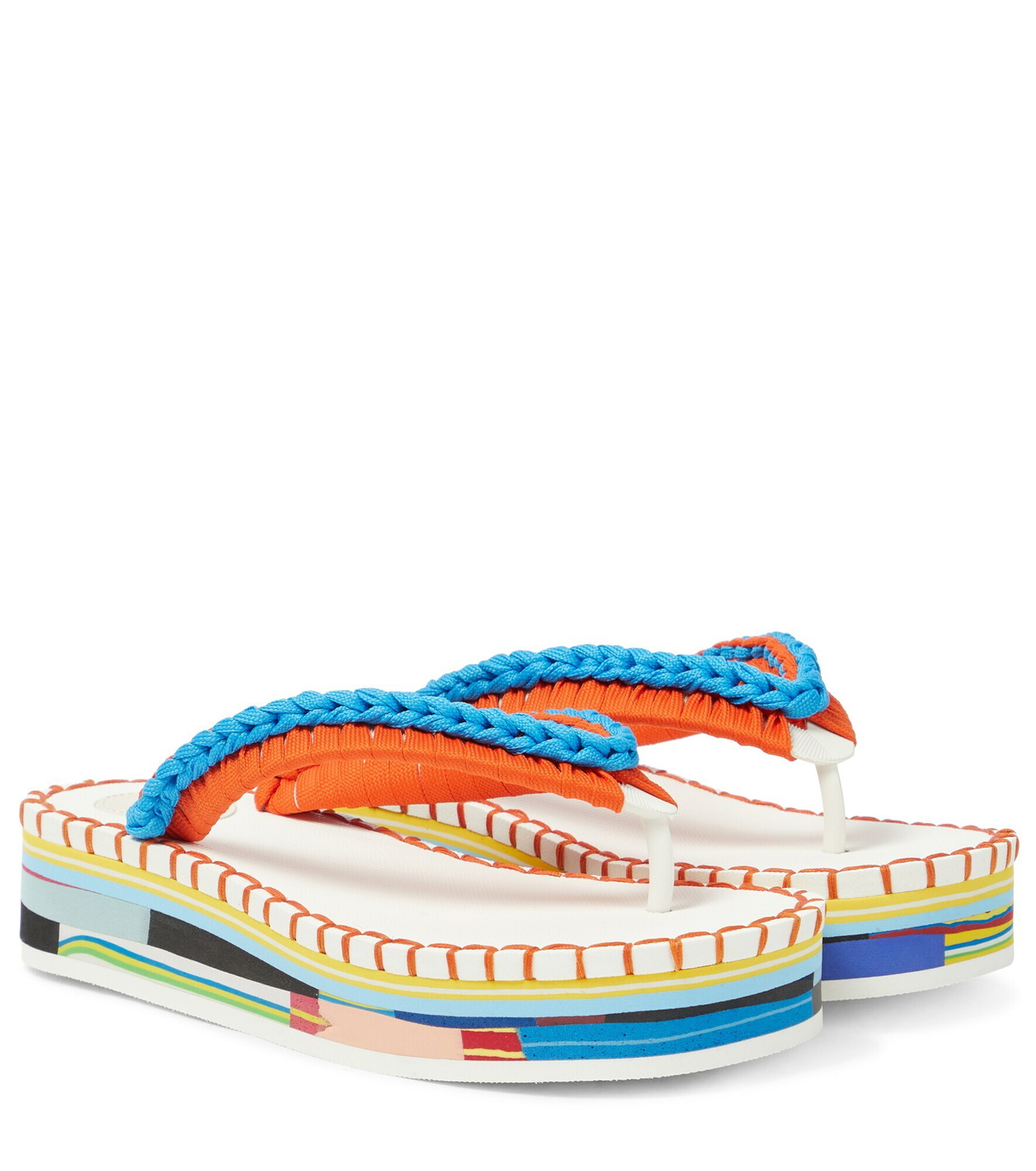 Chloe - Lou crochet thong sandals Chloe