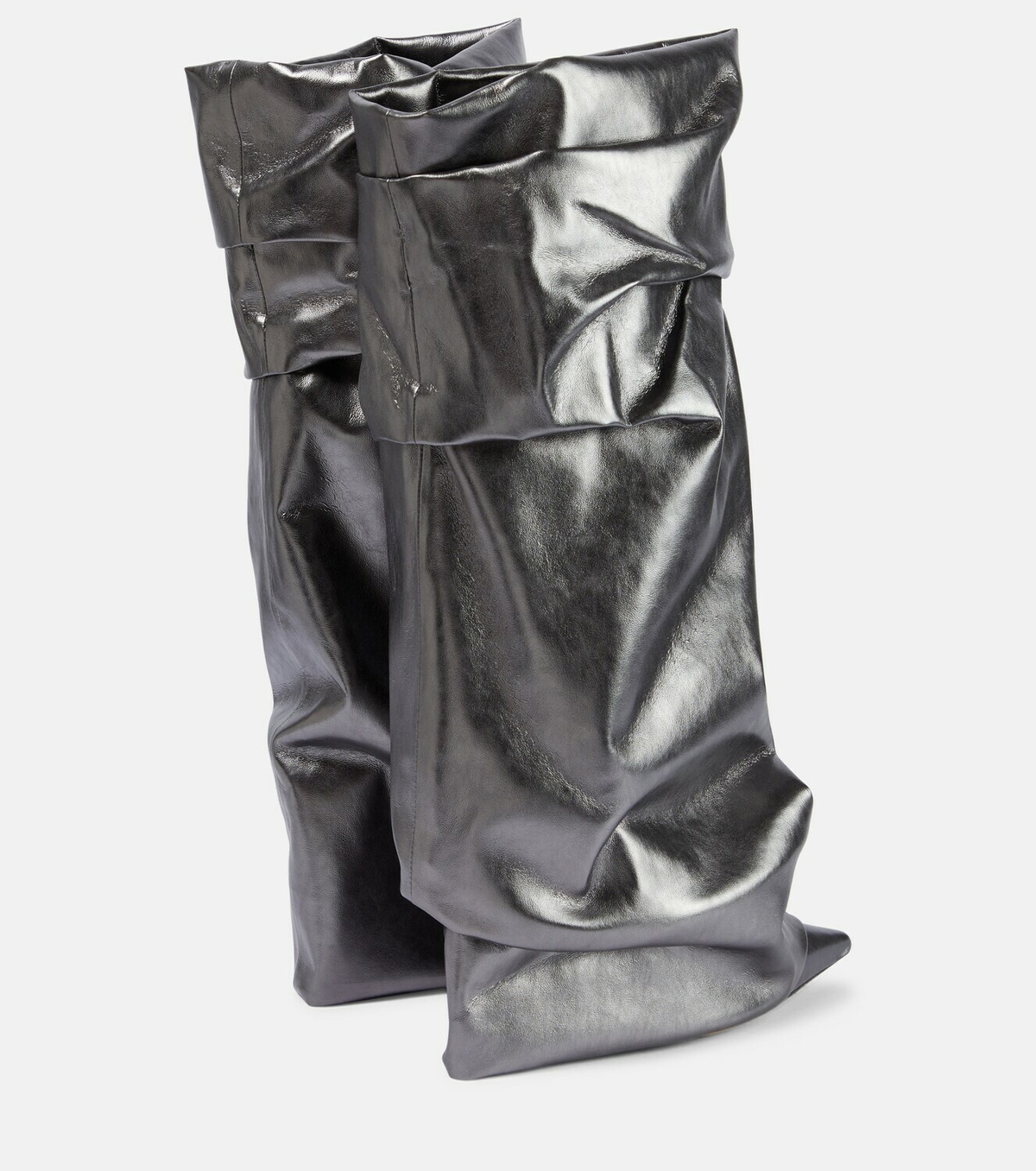 Alexandre Vauthier Ruched leather boots