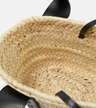 Chloe - Sense Mini raffia tote bag
