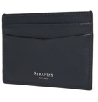 Serapian - Woven Leather Cardholder - Blue
