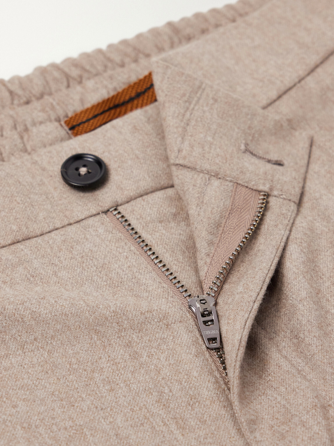 Zegna - Straight-Leg Wool, Cashmere and Silk-Blend Trousers - Brown
