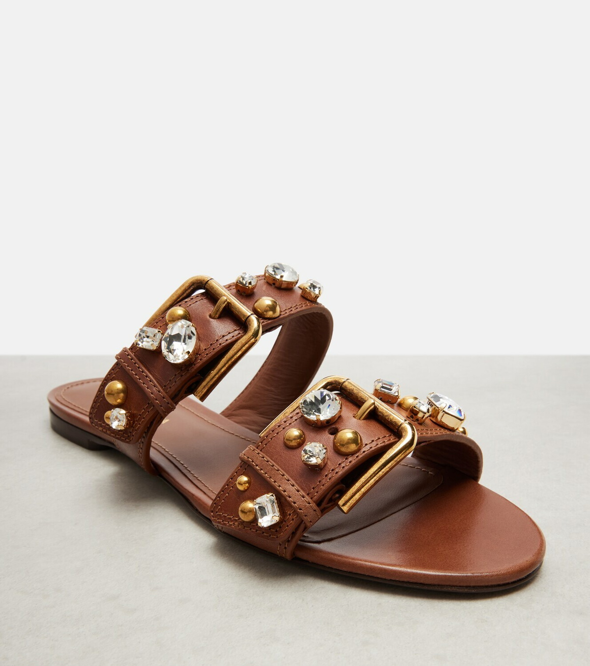 Dolce&Gabbana Embellished leather sandals