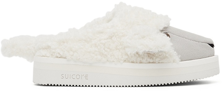 Photo: Doublet White Suicoke Edition Animal Loafers
