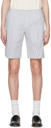 Harmony Blue Cotton Shorts