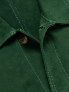 Frescobol Carioca - Ravi Suede Overshirt - Green